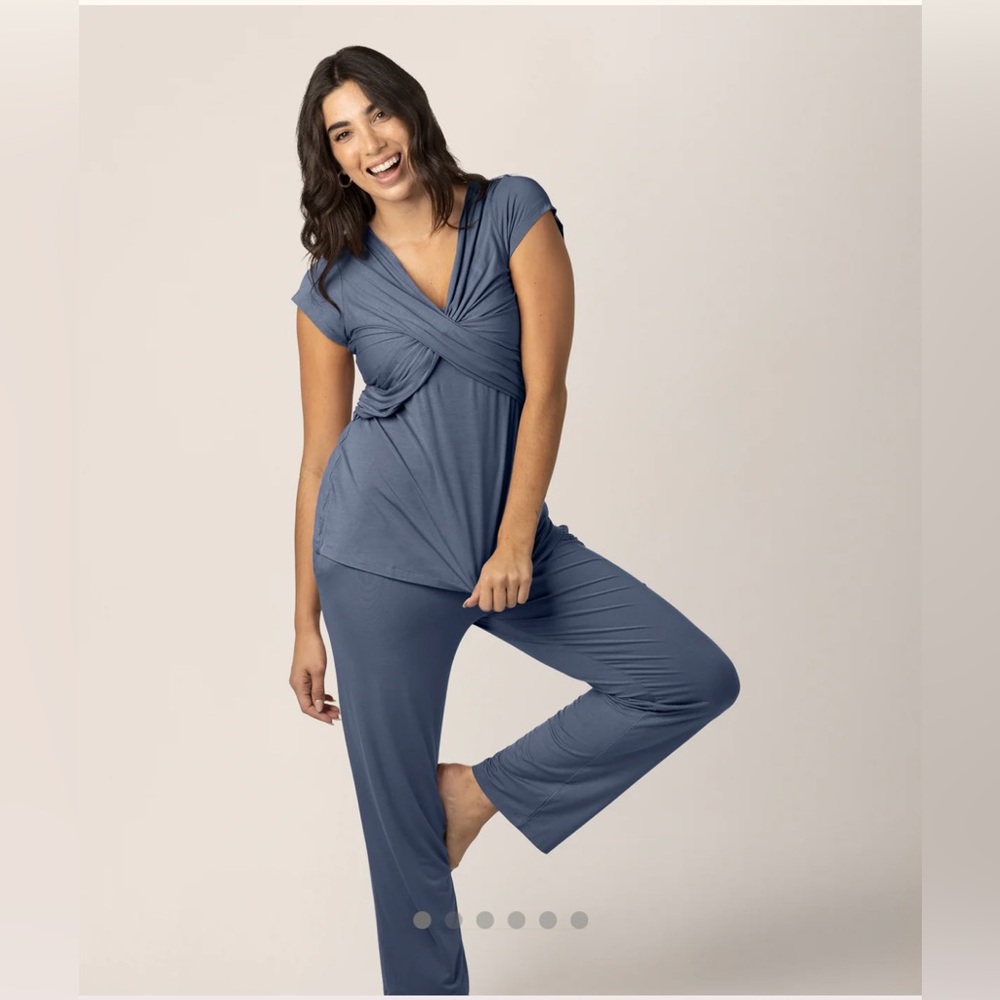 Kindred Bravely Women's Maternity and Postpartum Nursing Lounging Pajamas